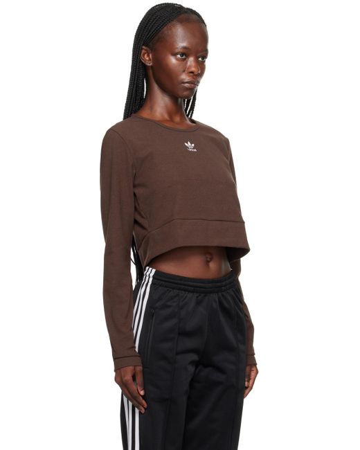 Adidas Originals Black Essentials Rib Long Sleeve T-shirt