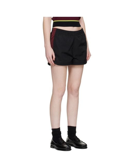 Casablanca Black Nylon Monogram Shorts