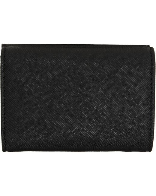 Vivienne Westwood Black Envelope Billfold Wallet for men