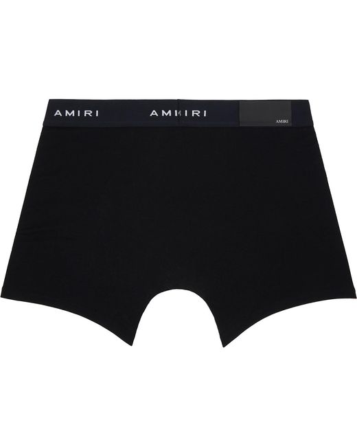 Amiri Black Two-Pack Boxer Briefs for men