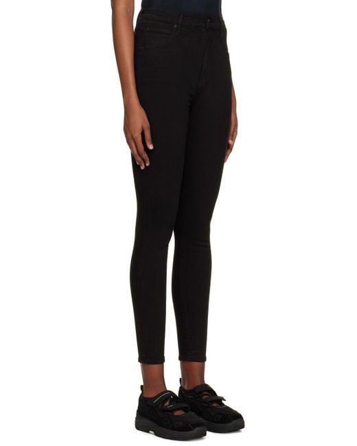 Citizens of Humanity Black Chrissy High-rise Skinny Jeans