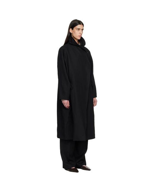 LE17SEPTEMBRE Black Sculptured Coat