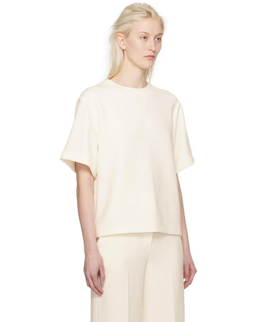 Anine Bing Natural Off-white Maddie T-shirt