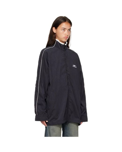 Balenciaga Blue Fluid Peachy Track Jacket