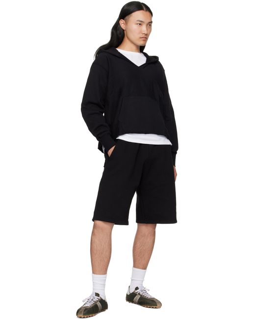 メンズ Les Tien ブラック ヘビーウェイト ユーティリティ ショートパンツ Black