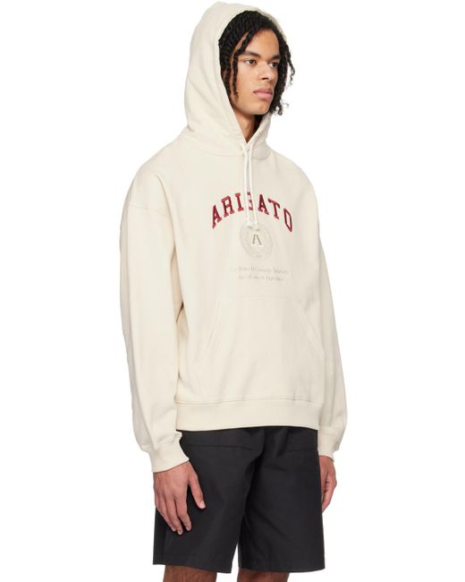 Axel Arigato Natural Off-white University Hoodie for men