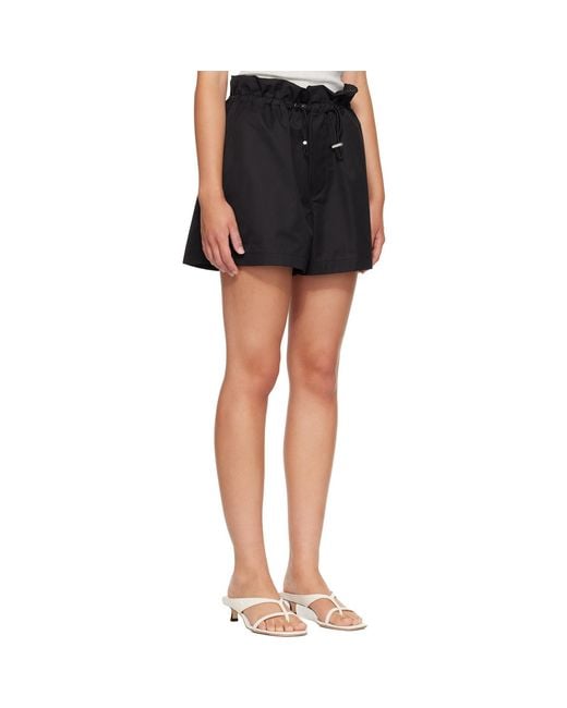 Agolde Black Lydia Shorts