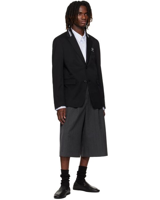 Fred Perry メンズ ブラック Kris Van Asscheエディション Casual 