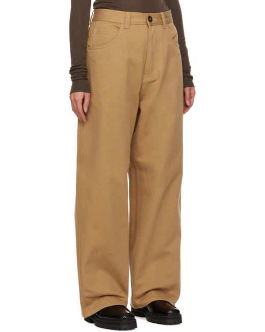 Sofie D'Hoore Natural Tan peggy Trousers