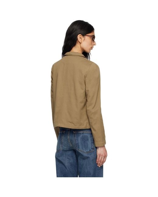 Jeanerica Natural Khaki Carole Jacket