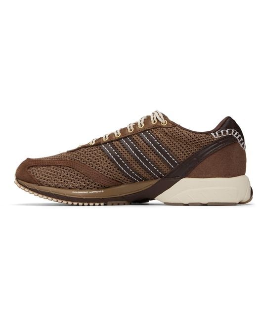 Wales Bonner Black Adidas Originals Edition Adizero Adios Mesh Sneakers for men