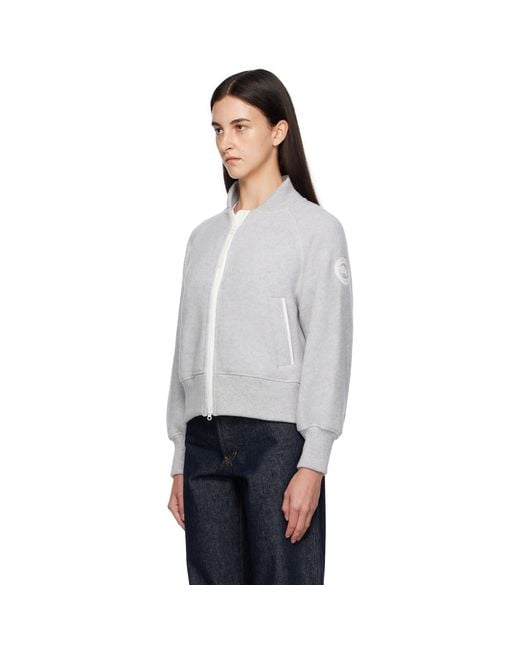 Canada Goose White Label' Sierra Fleece Bomber Jacket