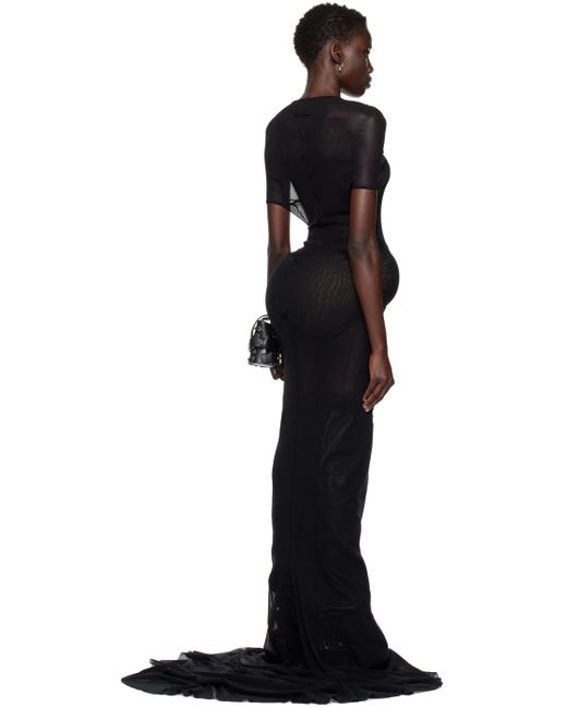 Robe longue noire édition shayne oliver Jean Paul Gaultier en coloris Black