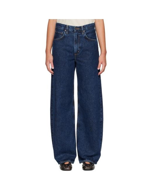 Agolde Blue Low Curve Jeans
