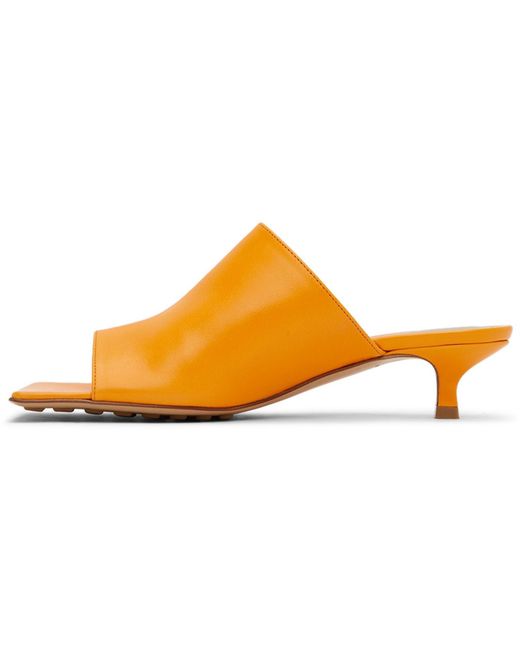 Bottega Veneta Black Stretch Heeled Sandals