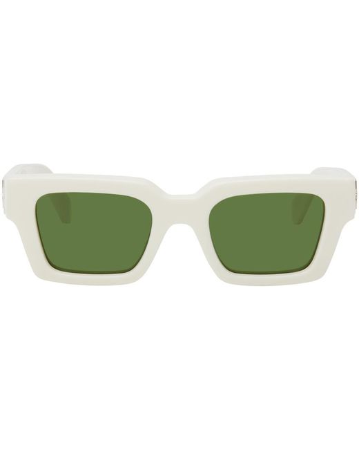 Off-White c/o Virgil Abloh Green White Virgil Sunglasses for men
