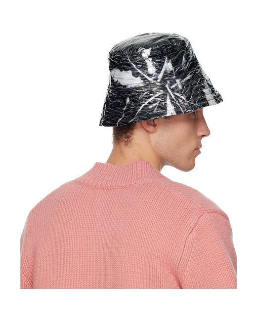 Dries Van Noten Pink Coated Bucket Hat for men