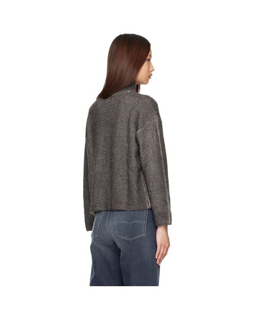 DIESEL Brown M-Ciura Turtleneck