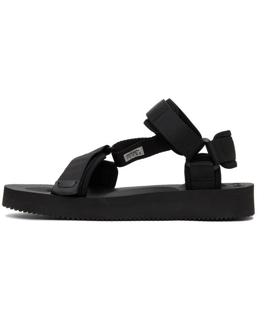 Suicoke Black Depa-v2 Sandals