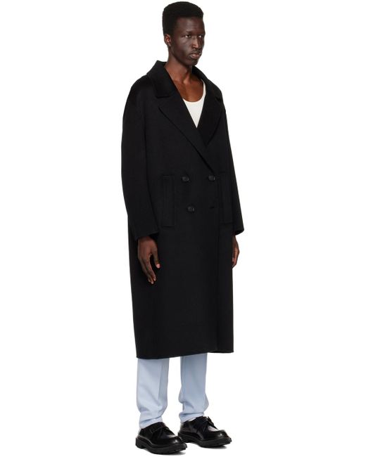 Max Mara Black Mattia Coat for men