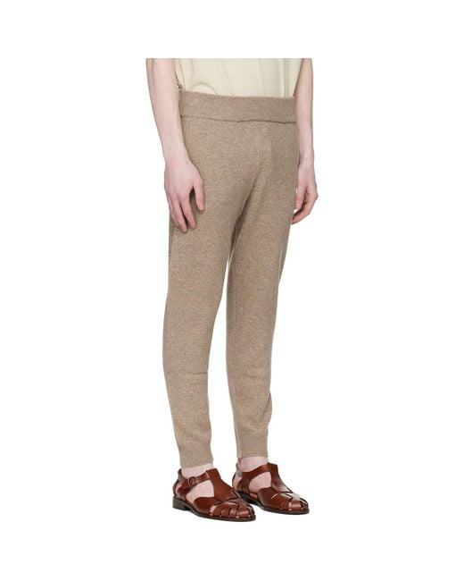 Entire studios Natural Slim Knit Lounge Pants for men