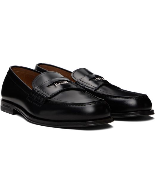DSquared² Black Neoclassic Loafers for men