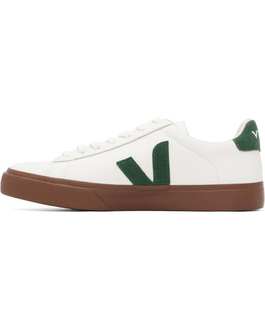 Veja Black Off- Campo Leather Sneakers for men