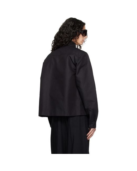 Rick Owens Black Temple Lpm Jacket for men