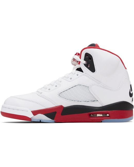 Nike Black Air Jordan 5 Retro Sneakers for men