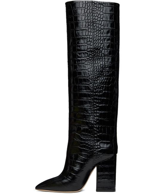 Paris Texas Black Anja Boots