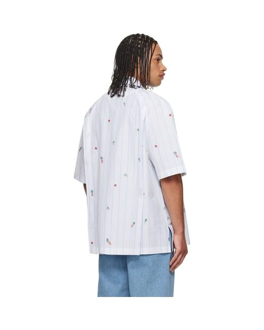 Jacquemus White 'The Romarin' Short-Sleeve Shirt for men