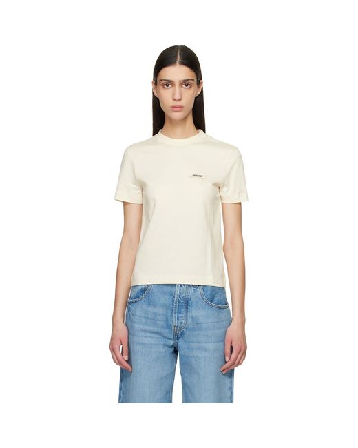 Jacquemus Blue 'The Gros Grain Short-Sleeve' T-Shirt