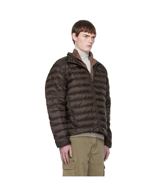 Canada Goose Black 'Tonal Label' Stratus Down Jacket for men