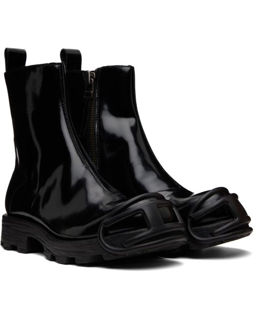 DIESEL D-Hammer Bt Zip D Boots in Black for Men | Lyst