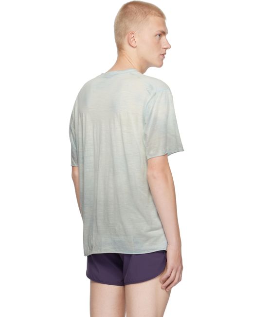 メンズ Satisfy グレー Cloudmerino Tシャツ Black