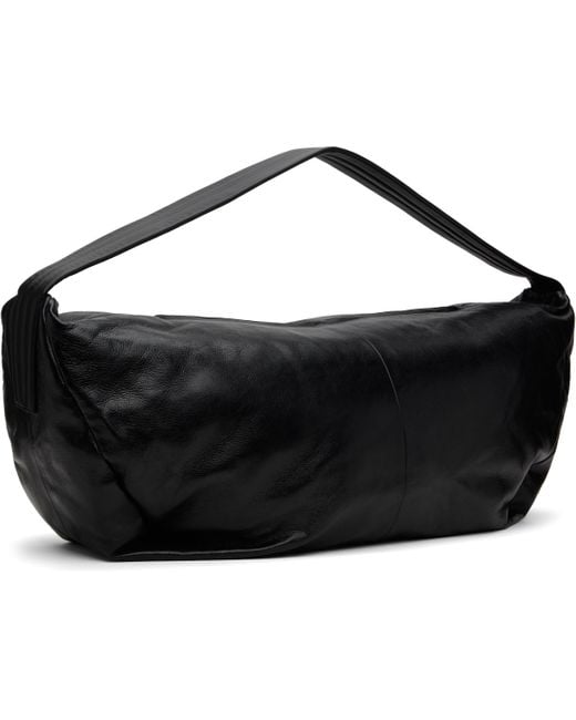 Fear Of God Black Leather Large Shell Bag