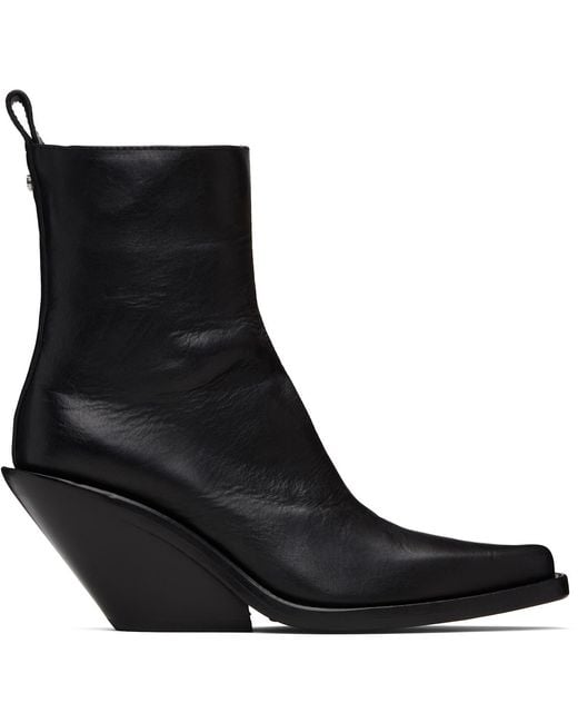 Ann Demeulemeester Black Larisa Ankle Boots