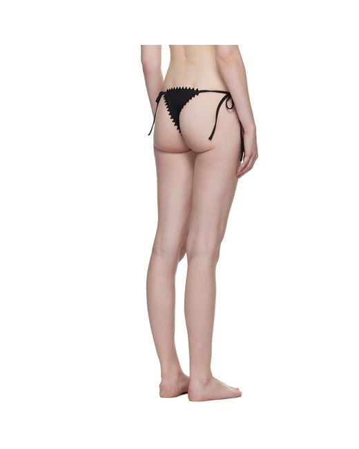 Jacquemus Black 'The Picot' Bikini Bottom