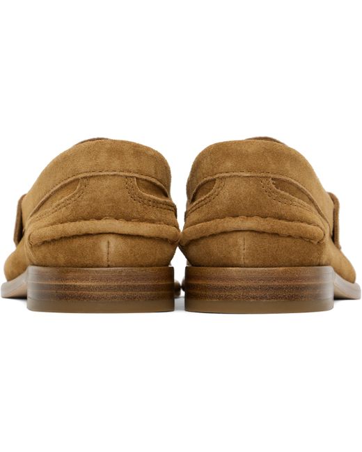 Rag & Bone Black Tan Carter Suede Loafers