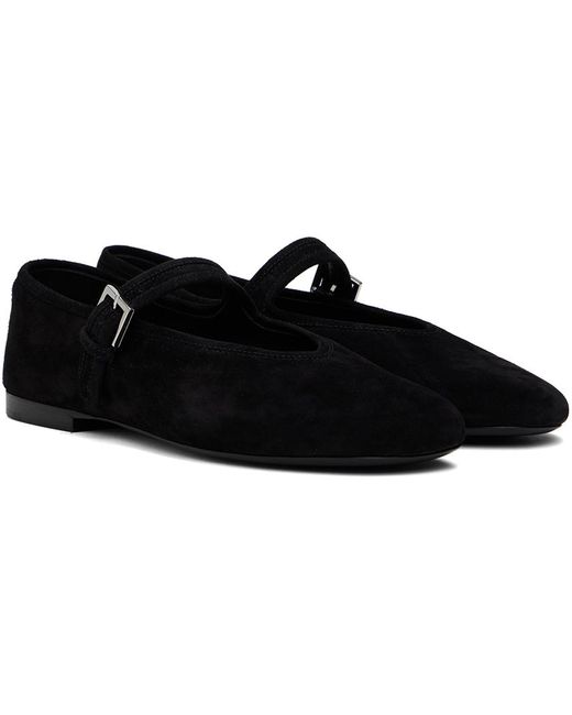 The Row Black Boheme Mj Ballerina Flats