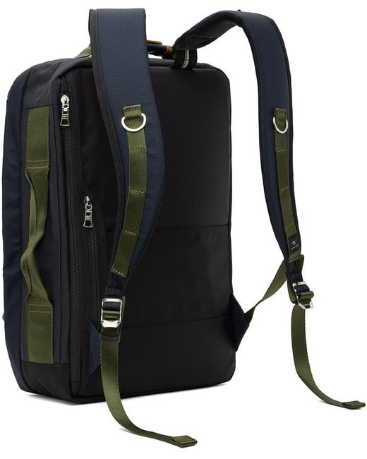Master Piece Blue Potential 2Way Backpack for men