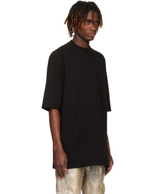 メンズ Rick Owens ブラック Hollywood Tommy Tシャツ Black