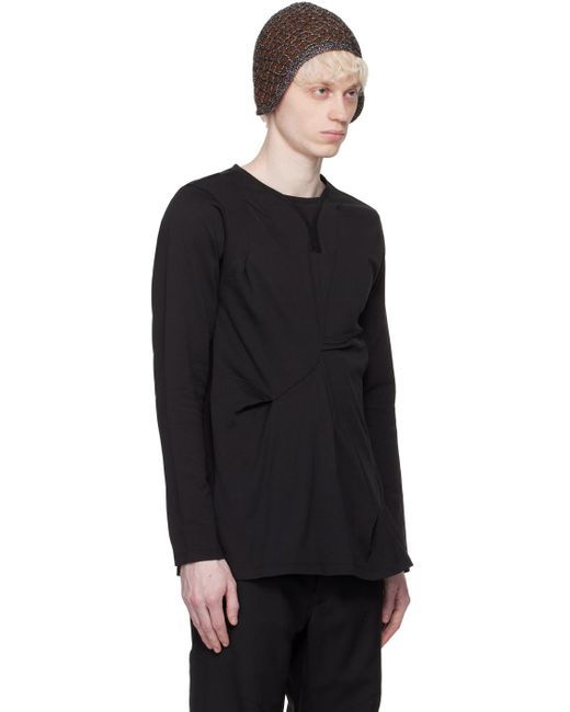 Kiko Kostadinov Black Deultum Long Sleeve T-shirt for men