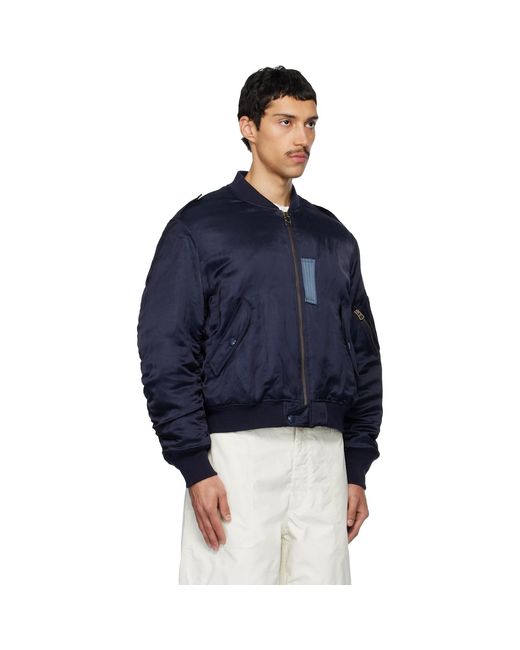 KENZO Blue Paris Jungle Poem' Bomber Jacket for men