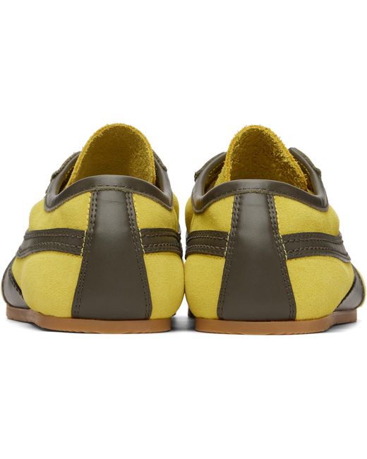 Dries Van Noten Black Khaki Suede Sneakers for men