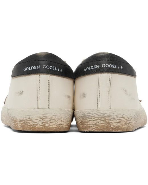 En goose baskets super-star blanc et rose Golden Goose Deluxe Brand pour homme en coloris Black