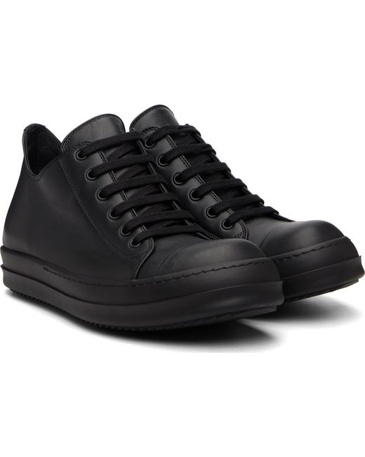 Rick Owens Black Tower Low Sneaks Sneakers for men
