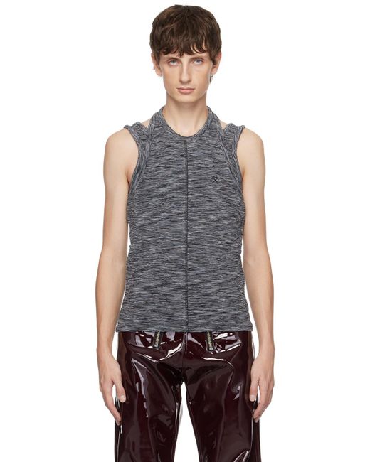 GmbH Black Laye Tank Top for men