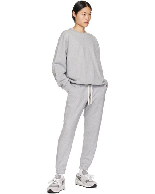 Reigning Champ White Midweight Sweatpants for men