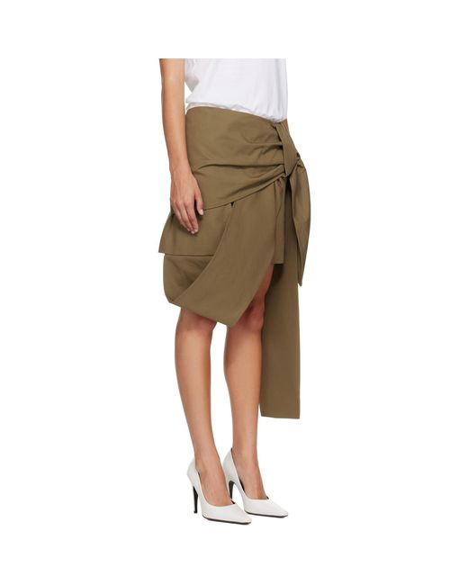 FIDAN NOVRUZOVA Green Veera Miniskirt